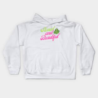 Stoned and Beautiful Big Bud Kids Hoodie